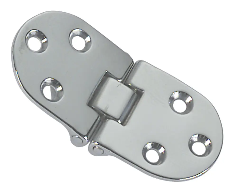 Offerta Cerniera con Arresto in Ottone Cromato 80x30 mm