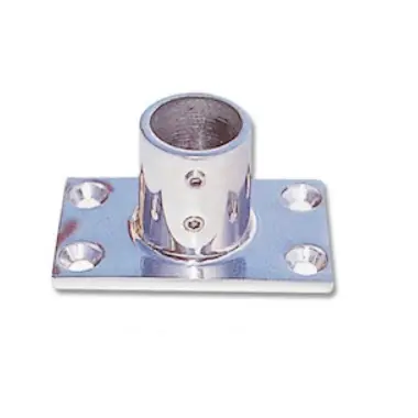 Base Rettangolare Diritta 75 x 42 mm Acciaio Inox Direttamente Dal Produttore