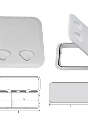 Offerta Speciale Sportello Calpestabile Impermeabile in ABS 370x375 mm