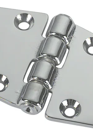 Cerniera in Ottone Cromato mm. 95 x 55 Spedizione Espresso