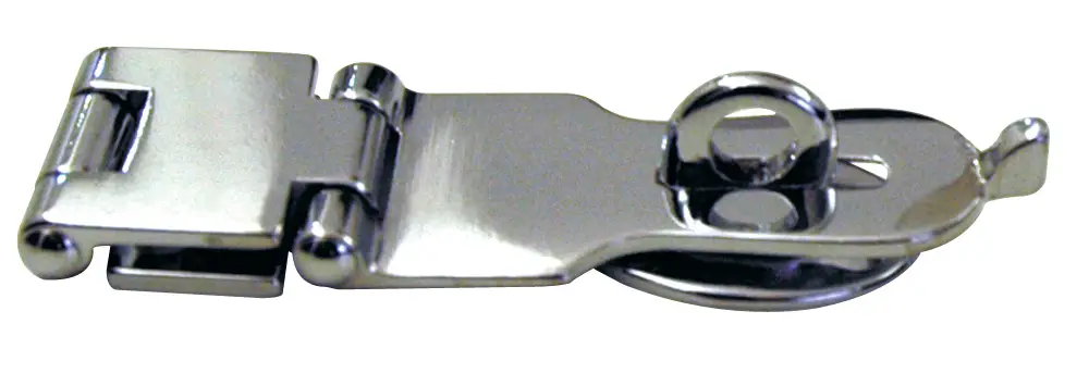 Chiusura Piana con Portalucchetto in Ottone Cromato Ultime Pezzi