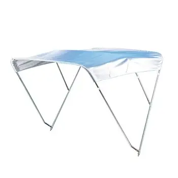 Di Tendenza Cappottina Tendalino Parasole in Acciaio Inox Aisi 316 Telo Bianco