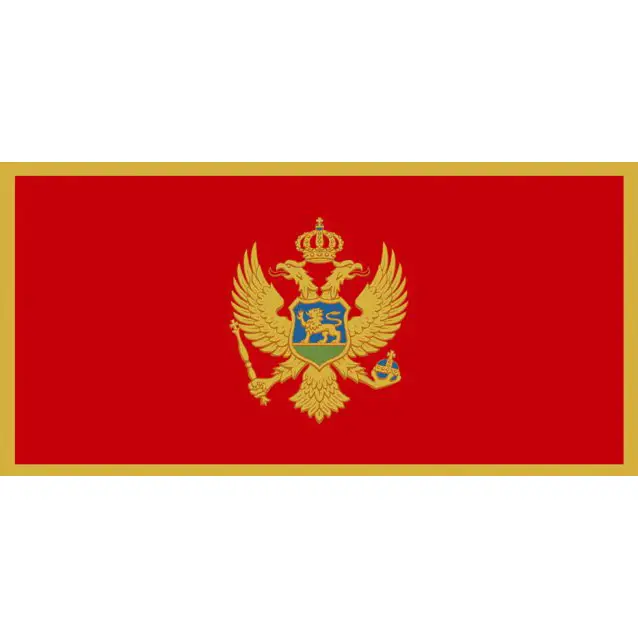 Bandiera Montenegro Spedito Oggi