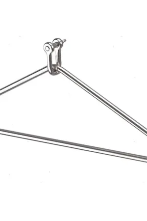 Solo Oggi Triangolo di Sostegno in Acciaio Inox per Passerelle 45cm