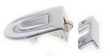 Alzapagliolo a Pressione in Ottone Cromato mm. 50x42 Prezzo Ridotto