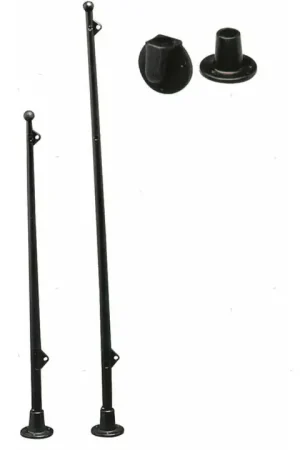 Economico Asta Bandiera in Plastica 300mm