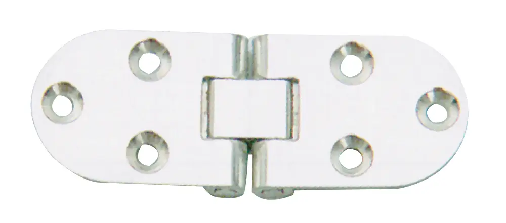 Cerniera in Acciaio Inox con Arresto 80x30 mm Ultimissimo Modello