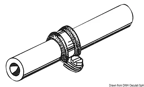 Fascetta fermatubo 8 mm Affare
