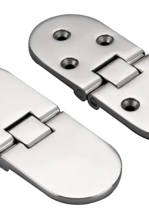 Cerniera Microfusa in Acciaio Inox Rotazione 180° Versione Cieca mm 80x30 Non Perdere