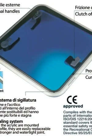 Acrilico per Lewmar Low Profile 10 Direttamente Dal Produttore