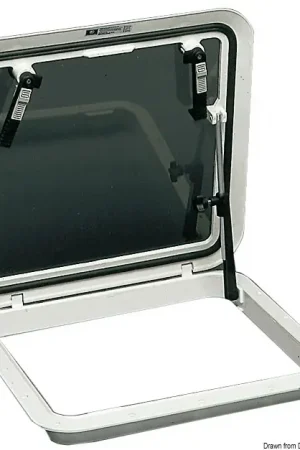 Compra Oggi Stesso Passouomo Bomar Flushdeck Bianco 570 x 570 mm