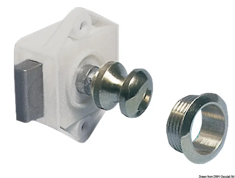 Compra Adesso Mini Scrocchetto in Ottone Cromato 16 mm