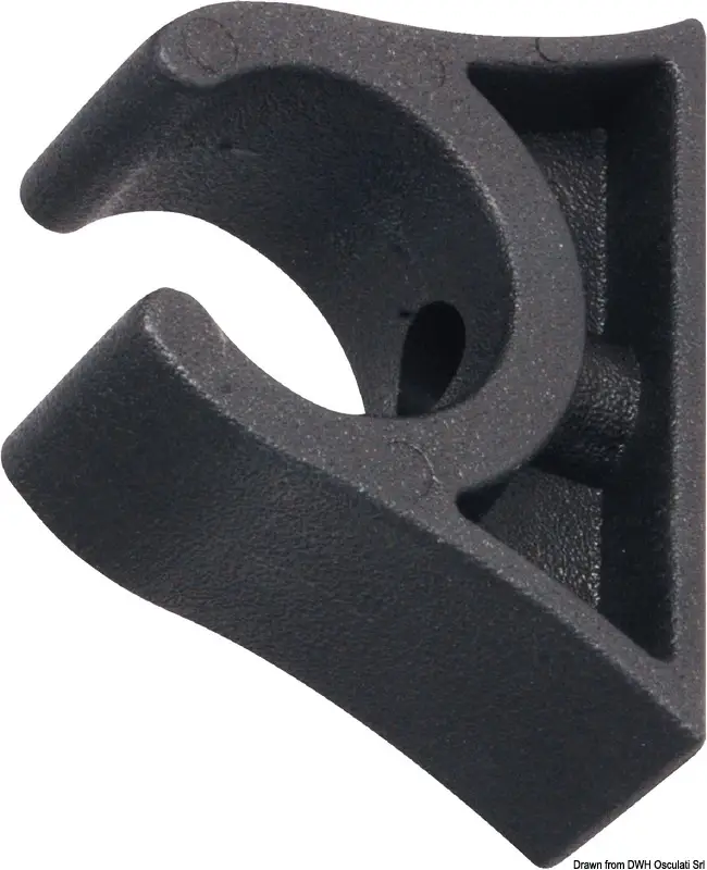 Clip per Fissaggio a Parete Tubi in Carbonio 37/40 mm Prezzo Basso