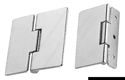 Bestseller Cerniera a Viti Invisibili in Ottone Cromato 65x54 mm