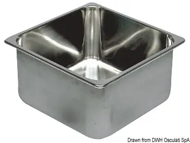 Lavello inox 260 x 325 x 150 mm Professionale