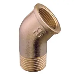 Curva a Gomito 45 MF Ottone Nuovo Arrivo