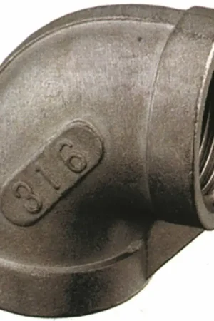 Ultimissimo Modello Gomito 90°f-f 1/2" inox