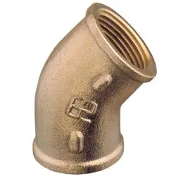 Esclusivo Curva a Gomito 45 FF Ottone