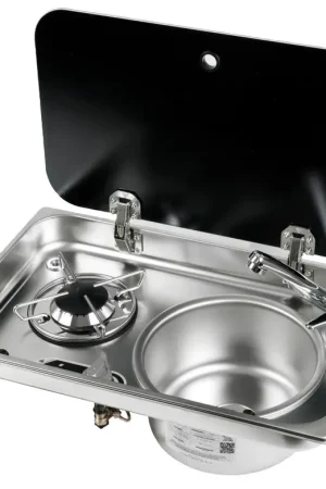 Piano cottura 1 fuoco - lavello DX con miscelatore Economico