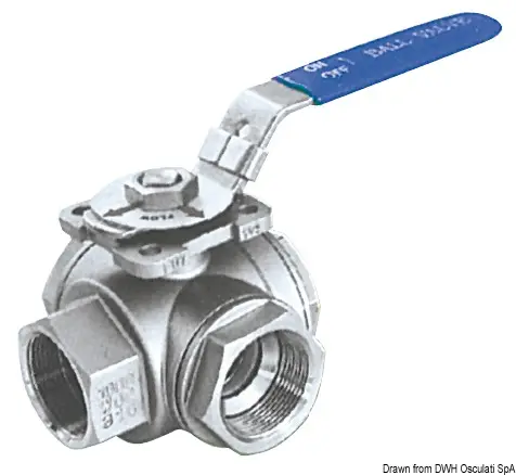 Valvola a sfera deviatrice 2" Spedizione Espresso