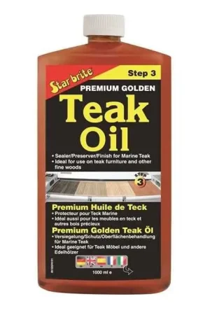 Must-Have Star Brite Premium Golden Teak Oil