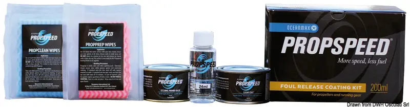 Kit antivegetativa siliconica PROPSPEED 200 ml Saldi