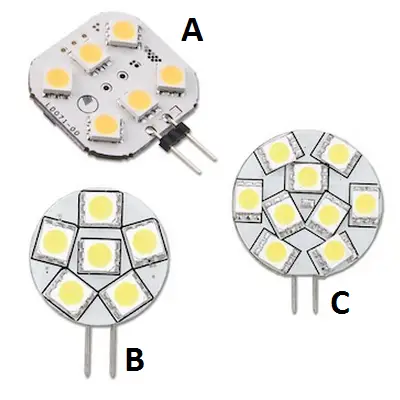 Non Perdere Lampadine Circuito G4 Laterale a Led