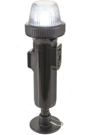 Fanale a pila bianco 360°base ventosa Pagamento Sicuro