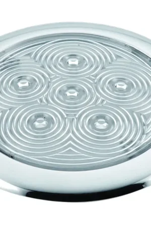 Plafoniera inox a 6 led Ømm.110x11h Prezzo Ridotto