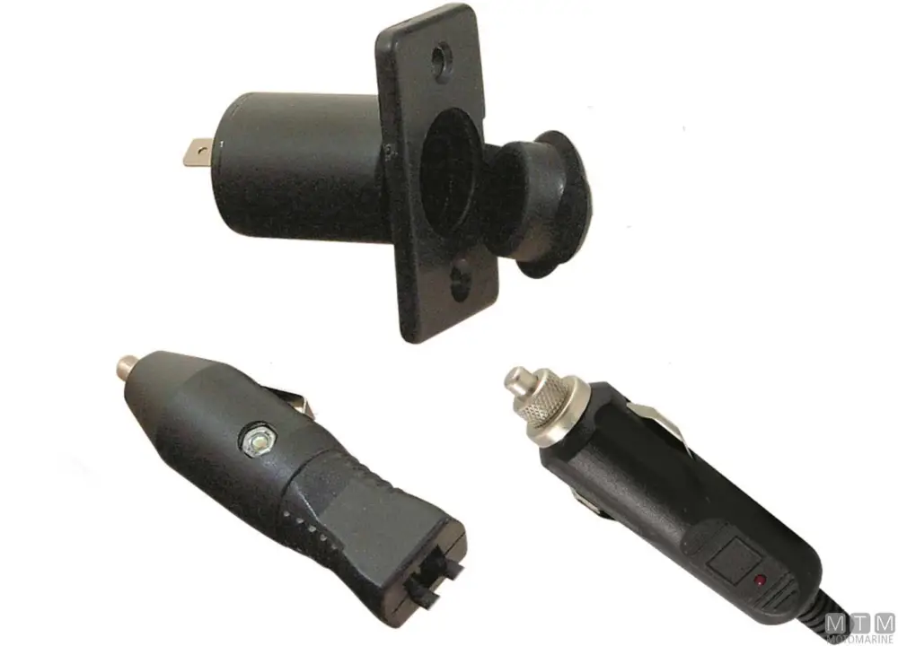 Spina 12v led nera Reso Gratuito