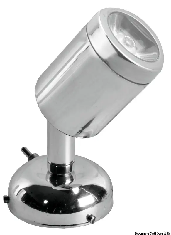 Compra Adesso Applique snodata inox 1 x 3 W HD