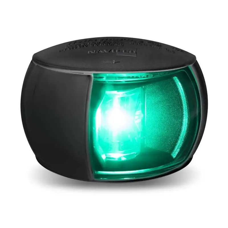 Nuovo Arrivo Fanale Nero Naviled Compact Dritta/Verde