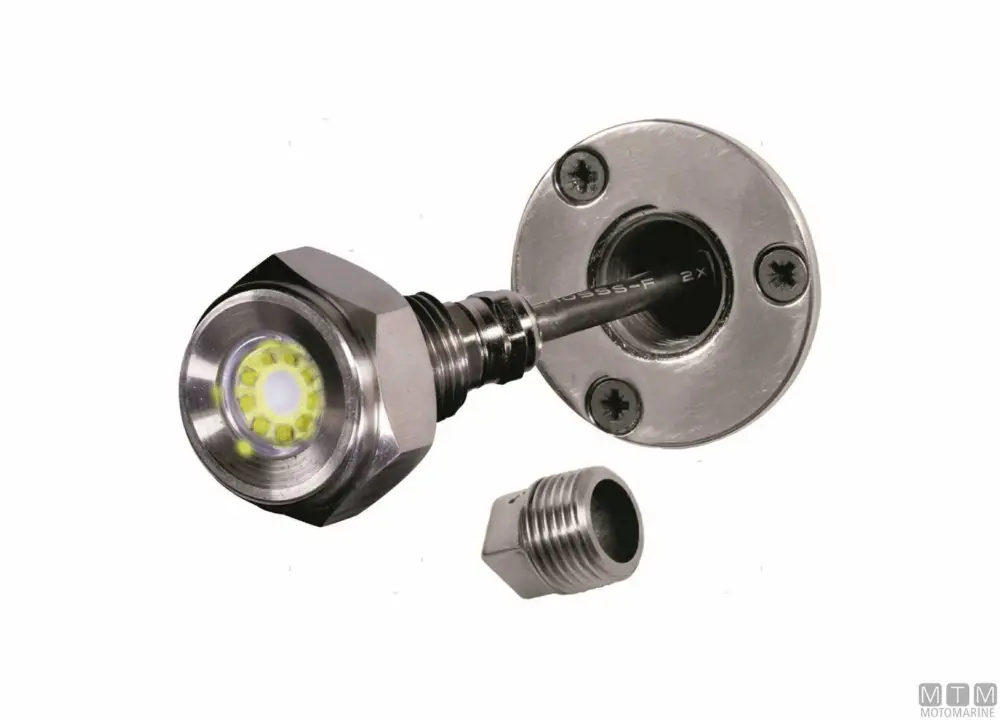 Faro sub drain plug led azzurro Nuova Collezione