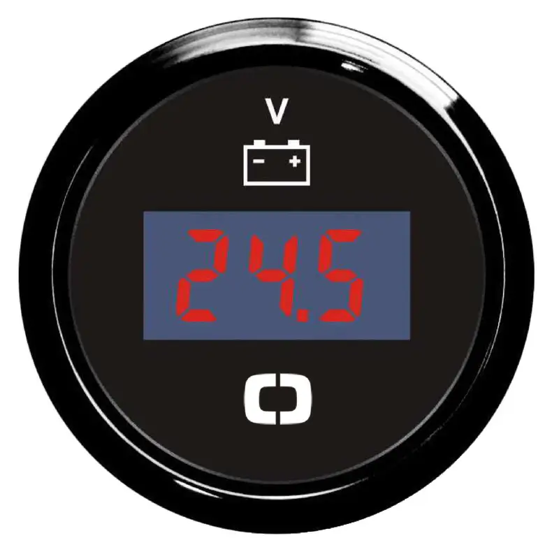 Voltmetro digitale 8/32 V nero/nera Solo Oggi