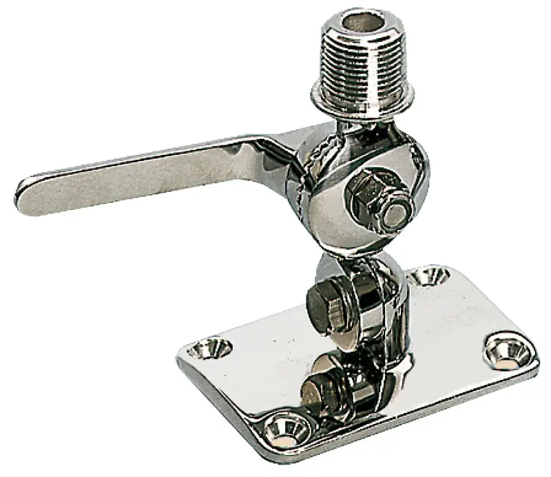 Base inox a doppio snodo per antenna Offerta Speciale