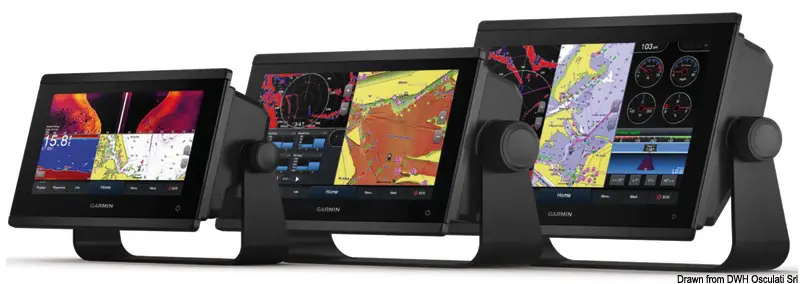 Di Tendenza Chartplotter e Ecoscandaglio Garmin GPSMap 1223 xsv con Radar GMR18 HD3