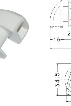 Soddisfatti O Rimborsati Sfiato in plastica Ø 16 mm