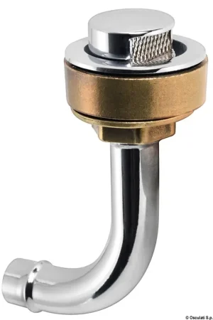Acquista Ora Sfiato ottone cromato 20 mm 90° sinistro