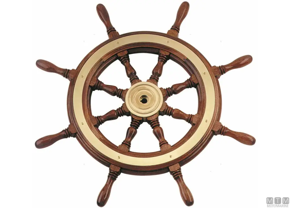 Non Perdere Ruota timone co 370mm mogano
