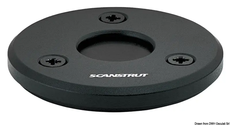 Subito Disponibile Premistoppa alluminio nero Low Profile Ø 4/9 mm