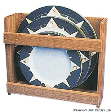 Nuova Collezione Porta 12 piatti teak