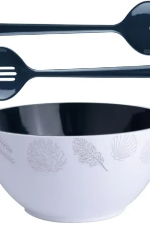 Insalatiera con mestoli living Prezzo Di Fabbrica