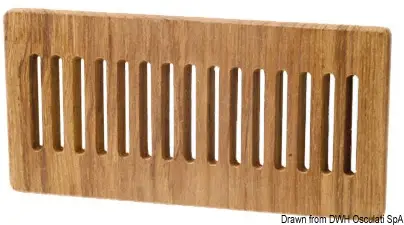 Frontalino protezione teak 125x250 mm Bestseller