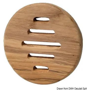 Economico Frontalino protezione teak Ø 100 mm