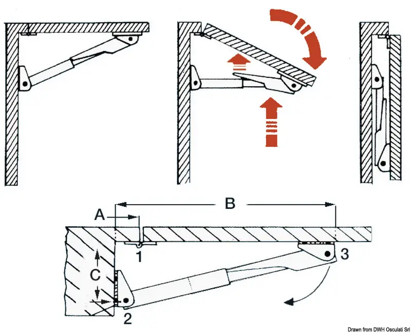 Supporto tavolo Rakego 120 kg Ultimissimo Modello