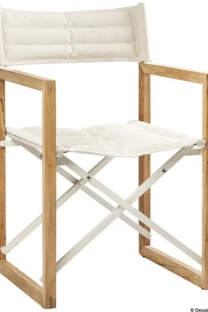 Sedia pieghevole teak ARC The Square lino Promo Stagionale