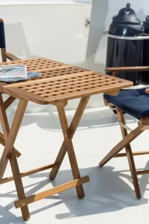 Sedia teak rivestimento bianco Nuova Collezione