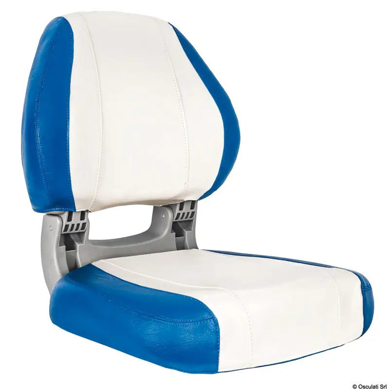 Sedile ergonomico Sirocco blu e bianco Novità