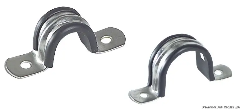 Consegna Rapida Cavallotti tubi inox/gomma 18 mm