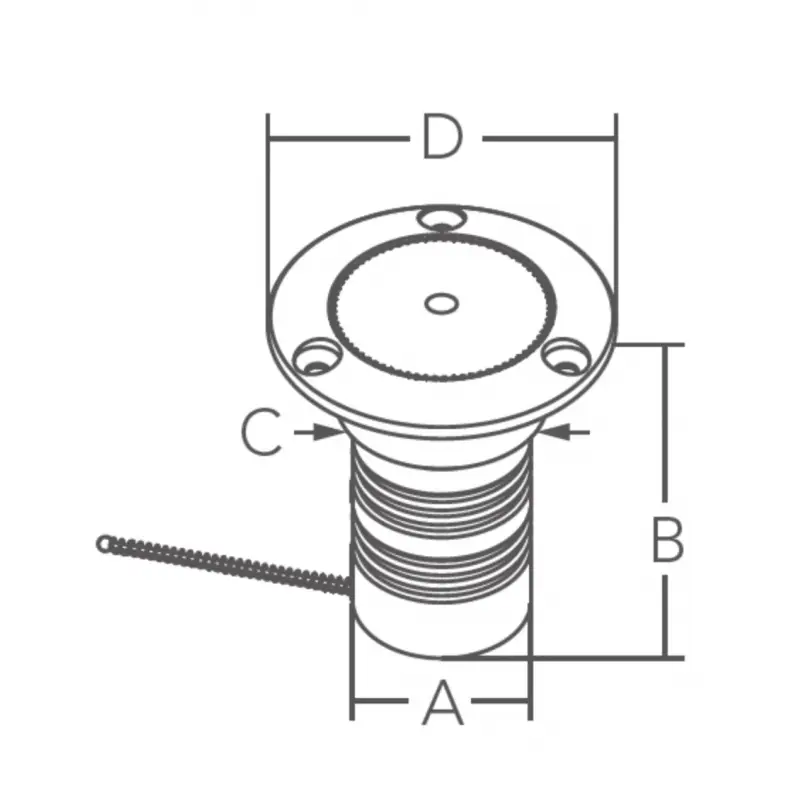 Saldi TAPPO INOX 316 WASTE Ø MM.38